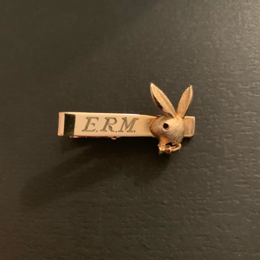 Vintage Gold Playboy Tie Bar